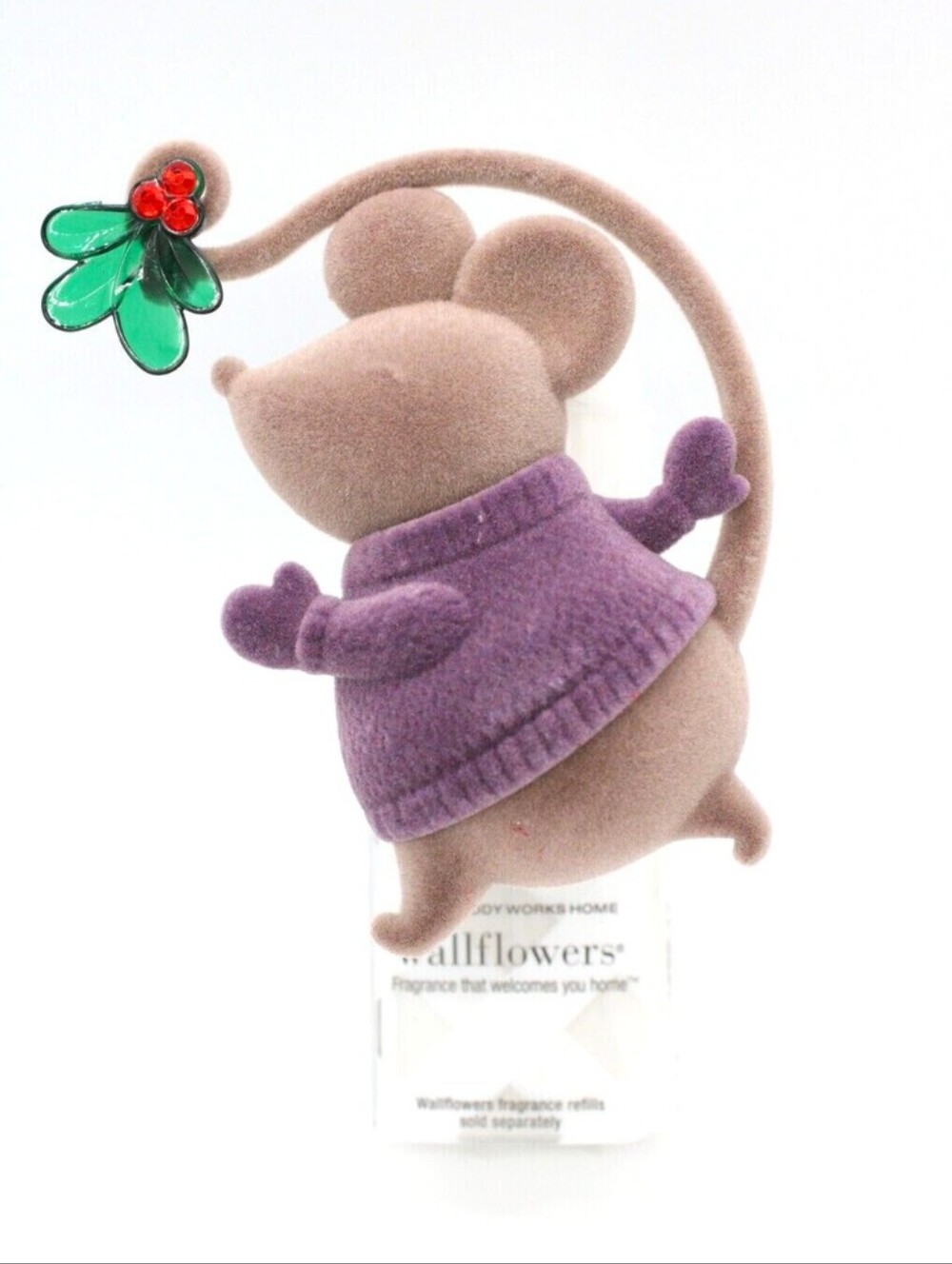 Bath & Body Works Christmas Mistletoe Mouse Wallflowers Plug NWT